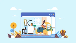 Illustration explaining the concept of an 'explanimation'—a 2D animated video designed to simplify complex information for businesses and organizations.